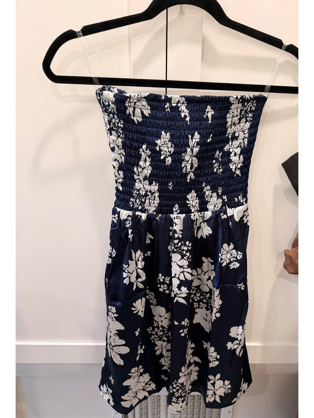 Sensea Satin strapless dress